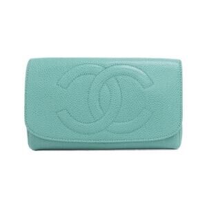 CHANEL Green Pouch